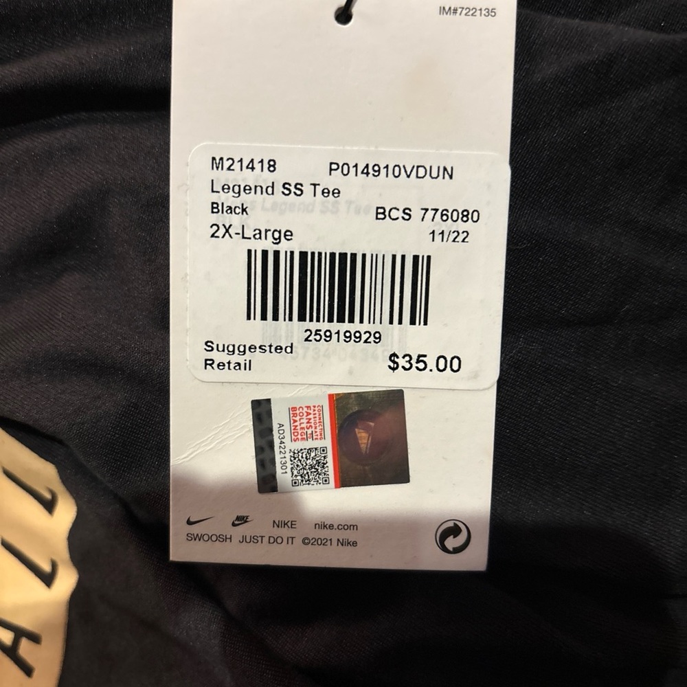 New Vanderbilt Commodores Men’s S, M, XL, XXL, XXXL Nike short Sleeve Shirt - Picture 5 of 9